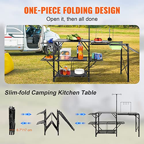 VEVOR Camping Kitchen Table With Sink - Image 5