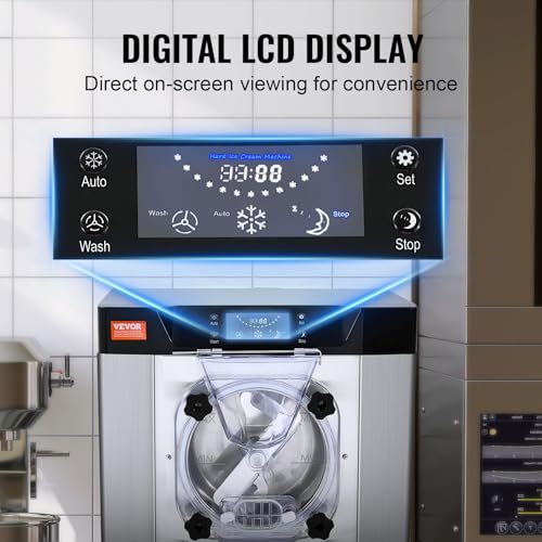 VEVOR Commercial Ice Cream Machine, 12 L/H Yield - Image 5
