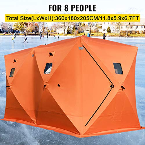 VEVOR Fishing Shelters 300D Oxford Fabric Portable - Image 5