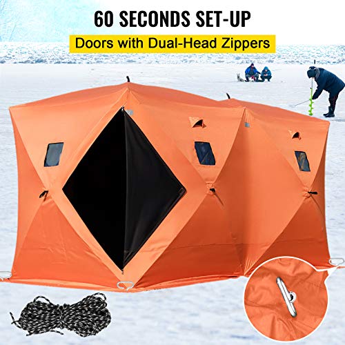 VEVOR Fishing Shelters 300D Oxford Fabric Portable - Image 2
