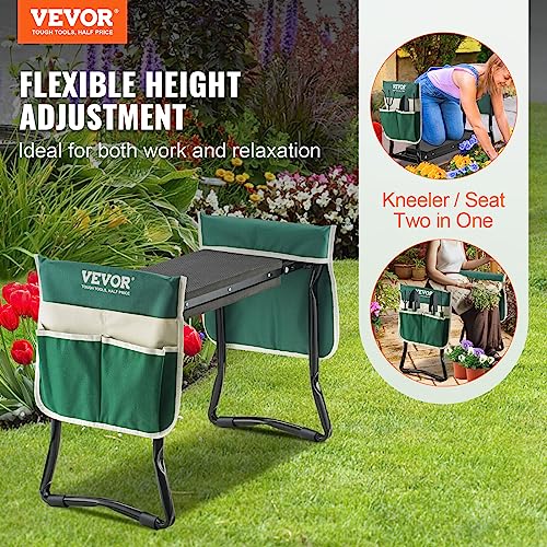 VEVOR Folding Garden Kneeler And Seat With Tool Bags - Image 4