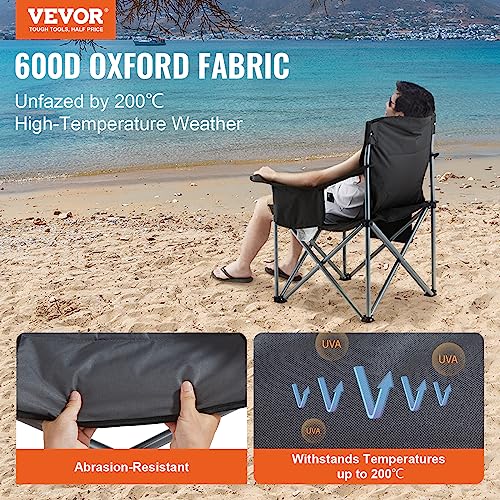 VEVOR Oversized Camping Folding Chair With Quad Lumbar - Image 4