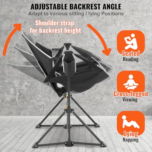 VEVOR Reclining Camping Hammock Chair, 300 lbs Load - Image 5