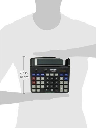 Victor 1200-4 Business Desktop Calculator, 12-Digit LCD - Image 3