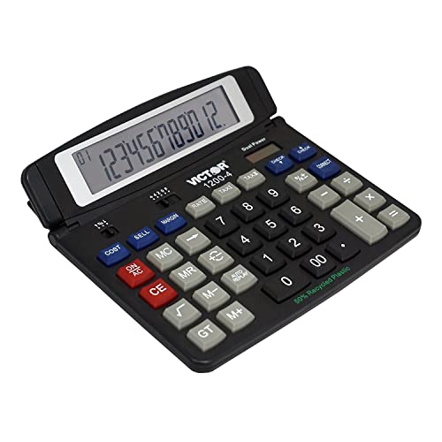 Victor 1200-4 Business Desktop Calculator, 12-Digit LCD - Image 4