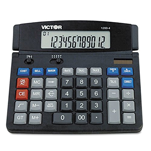 Victor 1200-4 Business Desktop Calculator, 12-Digit LCD - Image 2