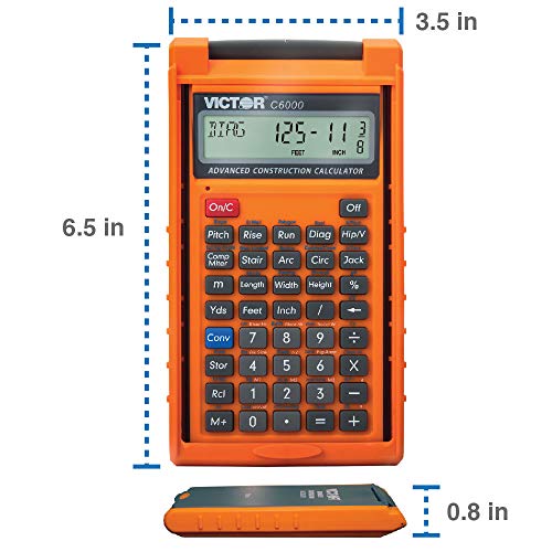 Victor C6000 Advanced Construction Calculator With Case - Image 3