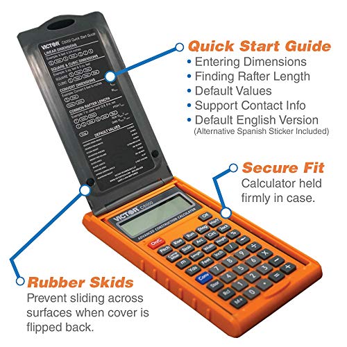 Victor C6000 Advanced Construction Calculator With Case - Image 5