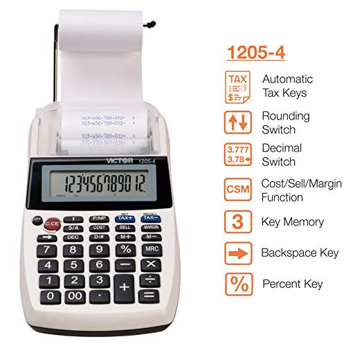 Victor Victor 1205-4 12 Digit Portable Calculator - Image 3