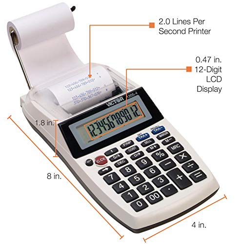 Victor Victor 1205-4 12 Digit Portable Calculator - Image 5
