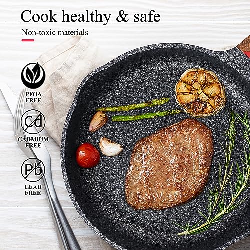 Vinchef Nonstick Frying Pan, 9.5 Inch Skillet - Image 3
