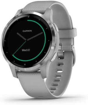 Garmin Vivoactive 4S GPS Smartwatch, Silver