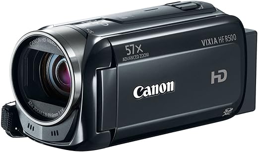 Canon VIXIA HF R500 Video Camera, 3-Inch LCD