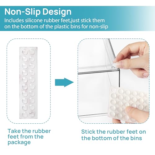 Vtopmart Stackable Acrylic Bathroom Storage Drawers - Image 4