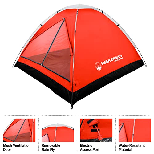 Wakeman 2 Person Camping Tent With Rain Fly - Image 5