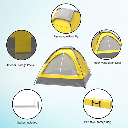 Wakeman 2 Person Camping Tent With Rain Fly - Image 3