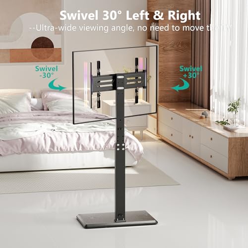WALI Floor TV Stand With LED Lights - Image 3