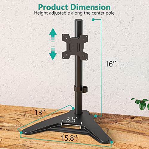 WALI Single Monitor Stand, Universal Mount - Image 3