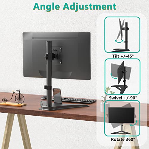 WALI Single Monitor Stand, Universal Mount - Image 5