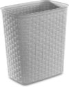 Sterilite Weave 5.8 Gallon Plastic Waste Bin