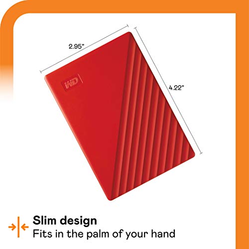 Western Digital Portable Hard Drive, 5TB, Red, WDBPKJ0050BRD-WESN - Image 3