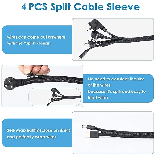 Whellen Cable Management Kit: 288 PCS Cord Organizer - Image 3