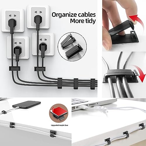 Whellen Cable Management Kit: 288 PCS Cord Organizer - Image 5