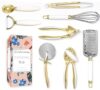 STYLED SETTINGS White & Gold 8PC Cooking Tools Set