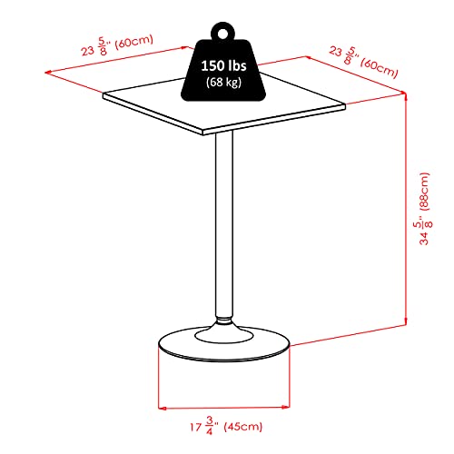 Winsome Obsidian Dining Table, Black - Image 5