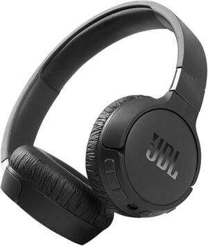 JBL Wireless On-Ear Headphones With Noise Cancellation – Black