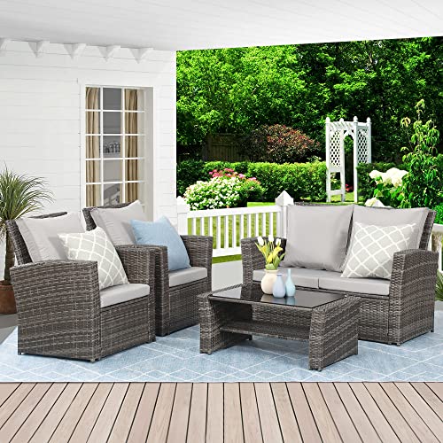 Wisteria Lane 4 Piece Outdoor Patio Furniture Set - Image 2