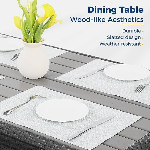 Wisteria Lane Outdoor Patio Furniture Set, 7 Piece - Image 4