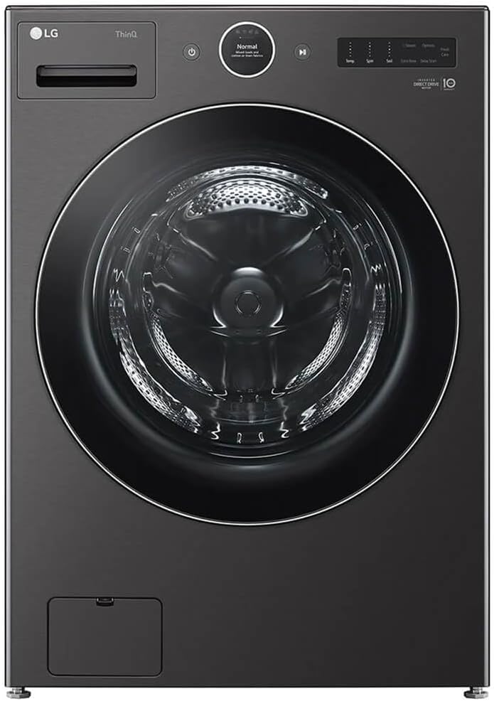 LG WM6700HBA 5.0 Cu. Ft. Black Steel Washer