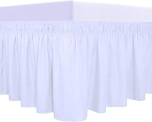 PureFit Wrap Around Ruffled Bed Skirt With Elastic