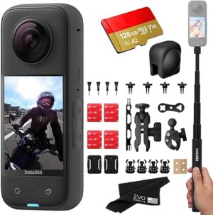 Insta360 X3 – Waterproof 360 Action Camera Bundle