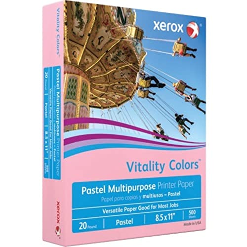 Xerox Multipurpose Colored Paper, Pink, Ream 500 Sheets - Image 4