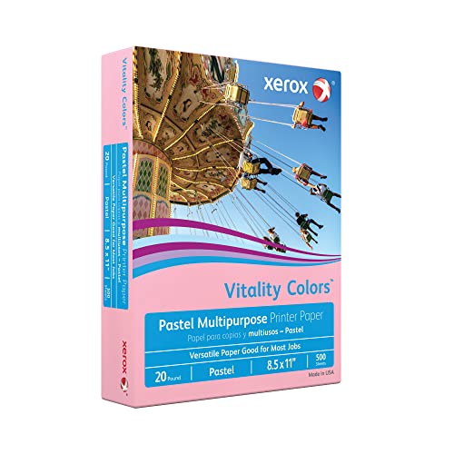 Xerox Multipurpose Colored Paper, Pink, Ream 500 Sheets - Image 2
