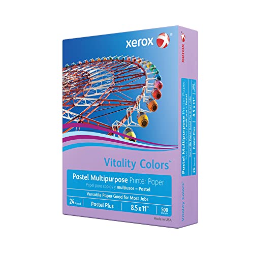 Xerox Vitality Colors Pastel Lilac Printer Paper - Image 3