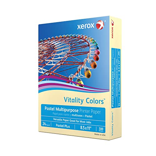 Xerox Vitality Colors Pastel Printer Paper, Ivory - Image 3