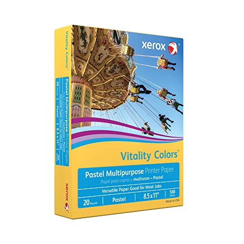Xerox Vitality Colors™ Printer Paper, Goldenrod, 500 Sheets - Image 2