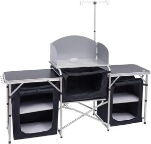Nice C XL Padded Camping Chair & Folding Table