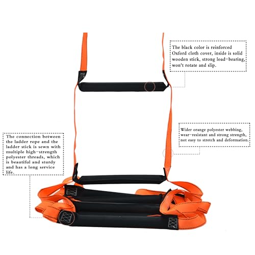 XXFBJNMD 16 Feet Emergency Fire Escape Ladder - Image 4