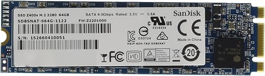 SanDisk Z400s SSD Drive 64GB M.2 2280