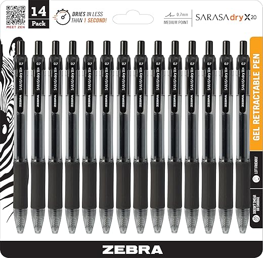 Zebra Pen Zebra Premium Gel Pens - Sarasa Dry X20