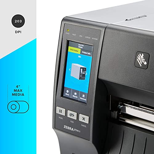 ZEBRA ZT411 Thermal Transfer Industrial Printer - JTTANDS - Image 3