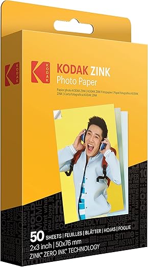 KODAK Zink 2"x3" Premium Photo Paper (50 Sheets)