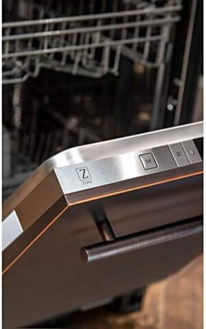 ZLINE 24 In. Top Control Dishwasher, Oil-Rubbed Bronze