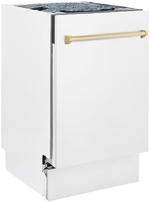 ZLINE Autograph Edition 18″ Top Control Dishwasher DWVZ-WM-18-G