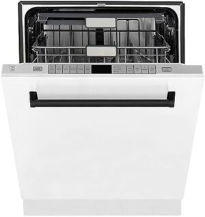 ZLINE Autograph Edition 24″ Top Control Dishwasher DWMTZ-WM-24-MB
