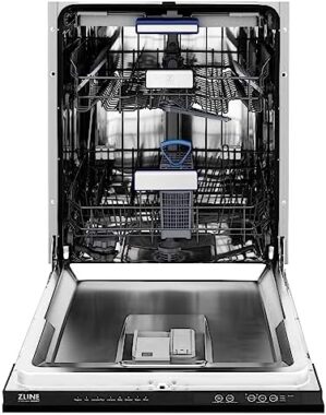 ZLINE Tallac Series 24″ 3rd Rack Dishwasher DWV-BLM-24